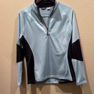 Eddie Bauer Black and Gray Pullover